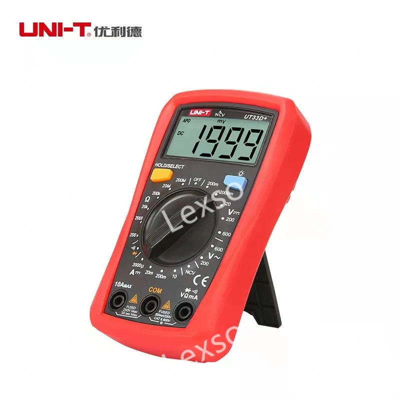 Eulide UT33 Handheld Digital Multimeter Digital Display Multimeter Small Multi-purpose Electricity Meter    ytdi