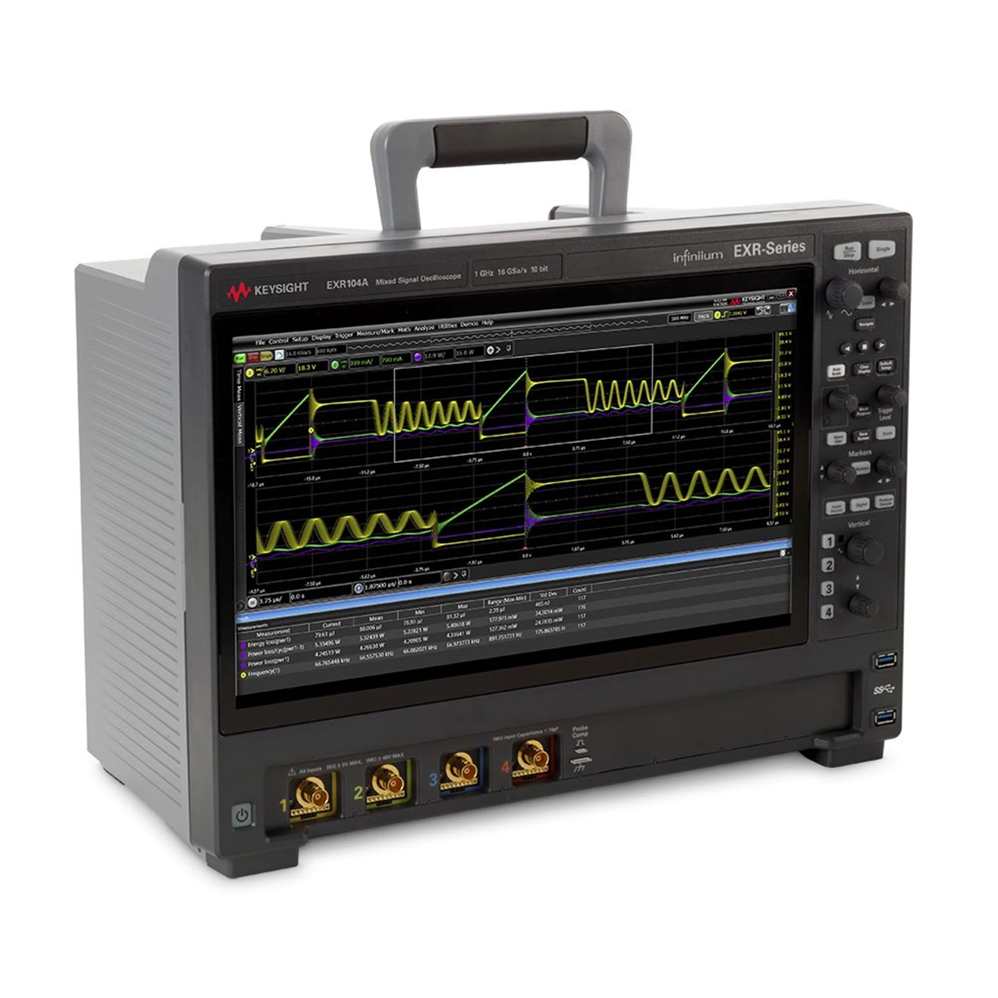 Keysight EXR104A Infiniium EXR Series Oscilloscope 1 GHz 4 Channels Maximum Memory Depth 1.6 Electronic Measuring Instrument
