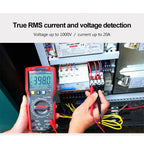 Uni-t UT89X Handheld Precise Digital Multimeter True RMS 20A Current DC Voltage Meter Temperature Capacitance Tester 5999-count lexso