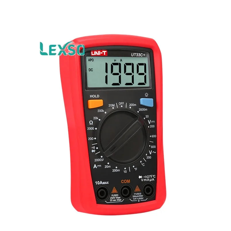 UT33C+ Handheld Tester LCR Meter Ammeter -40-1000C Palm Size Multimeter Digital Uni-t    ytdi