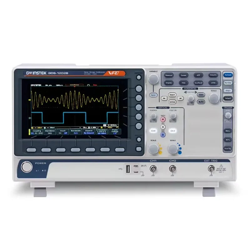 GW Instek GDS-1102B 100MHz Digital Storage Oscilloscope With Dual Channels  lexso