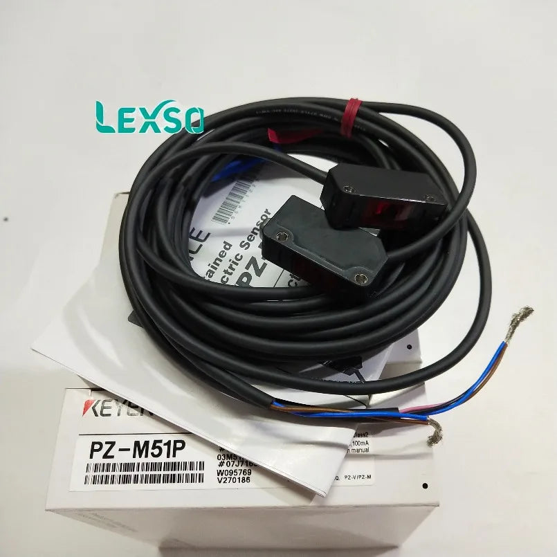 PNP PZ-M51 Square Transmissive Cable Type Photoelectric Sensors New Original KEYENCE lexso
