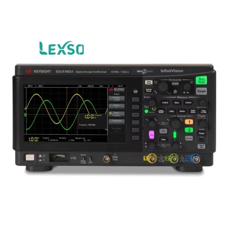 Keysight Technologies EDUX1052A InfiniiVision 1000 X Series, 50MHz Bench Oscilloscope, 2 Analogue Channels lexso