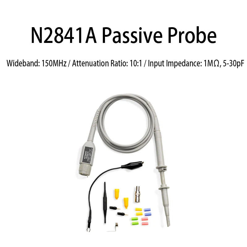 Price or Option Contact us// Keysight 10 to 1 Broadband 150MHz Provide Low and High Frequency Compensation N2841A Passive Probe    ytdi