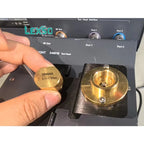 KEYSIGHT 16453A Dielectric Material Test Fixture 1 MHz to 1 GHz Thickness 0.3 mm to 3 mm Diameter 15 mm    lexso