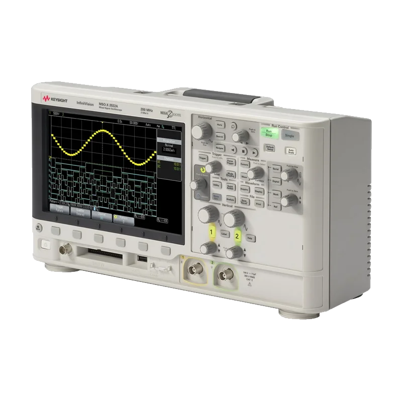 Keysight Agilent DSOX2002A MSOX2012 DSO-X2022A Oscilloscope 70 MHz Electronic Measuring Instrument with 2 Analog Channels