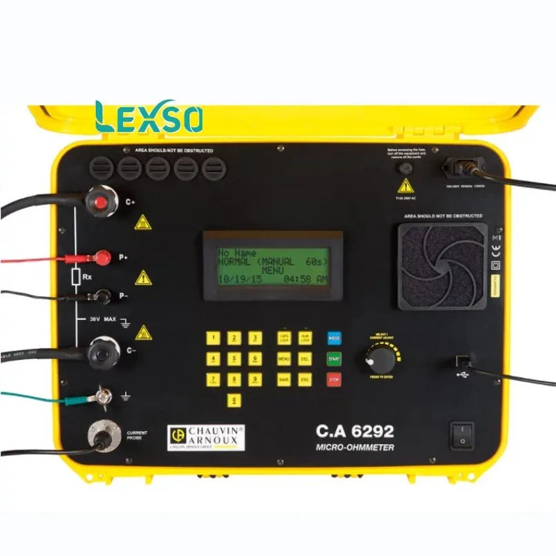 Chauvin Arnoux 6292 Micro Ohmmeter 200A with Software High Precision Resistance Meter    lexso