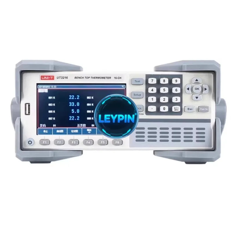 UNI-T UT3216+ High Precision 16 Channels Temperature Tester Desktop Channel Inspection     ytdi