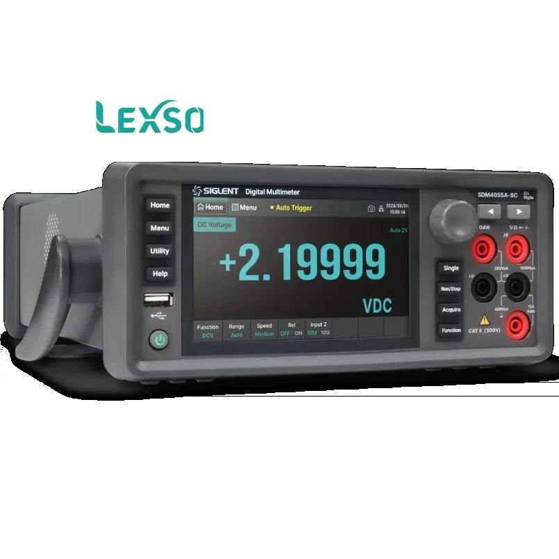Siglent Sixteen-bit digital multimeter with high-speed dual display, model SDM4065A/SDM4065A-SC  lexso