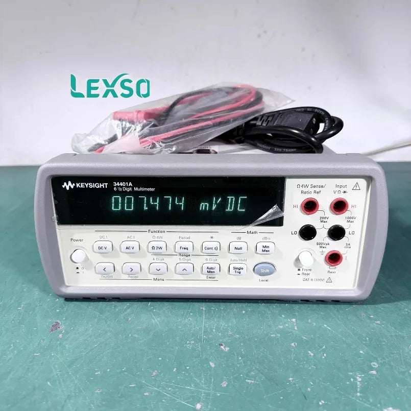 Agilent Keysight 34401A DigitalMultimeter 6.5 Digit Tested pass Good function  lexso