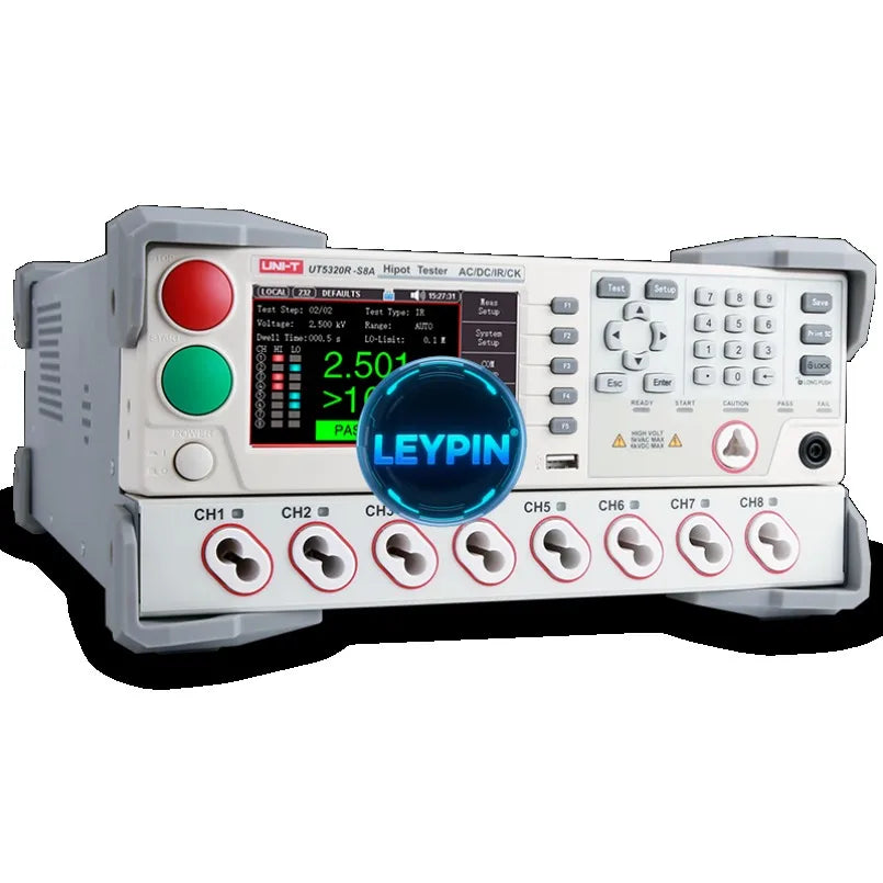 UNI-T UT5320R-S8A/UT5320R-S4A 8 CHANNELS High Precision Digital Programmable Insulation Withstand Voltage Tester     lexso