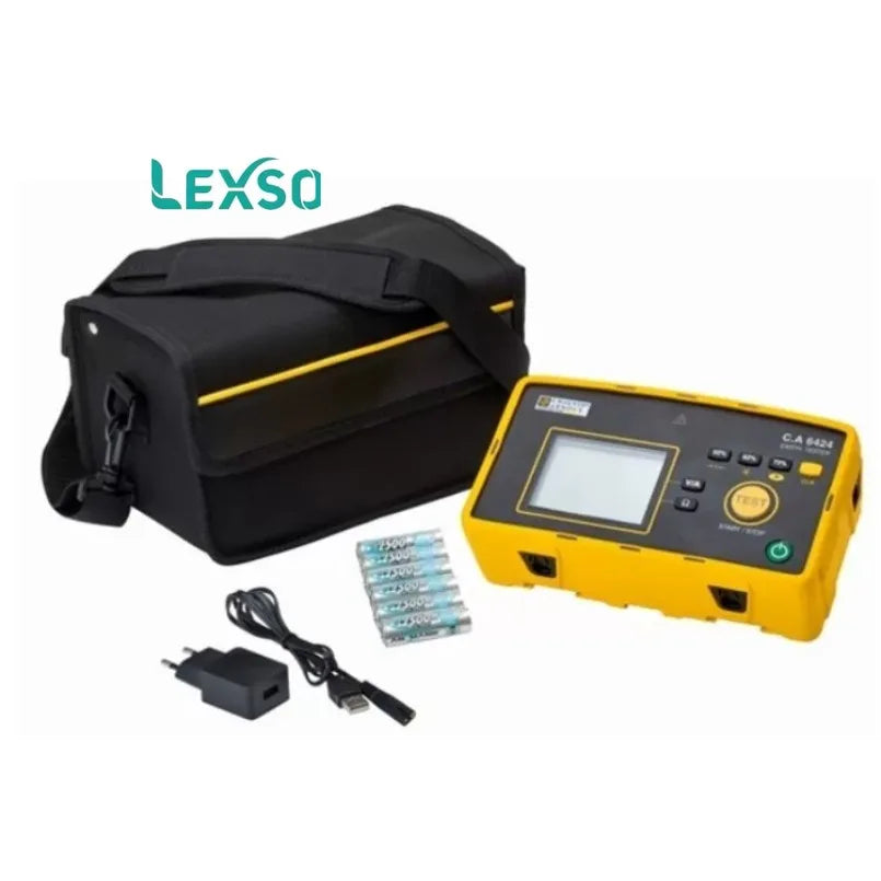 Chauvin Arnoux C.A 6424 Earth &Meter   Ground Resistance Tester, 50 k cat iv 600v   lexso
