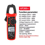 Unit-T Ut203+ Unit Ac Dc Clamp True Rms Professional Mobile Phone Maintenance Capacitor Frequency Mini Clamp 4000 Counts lexso