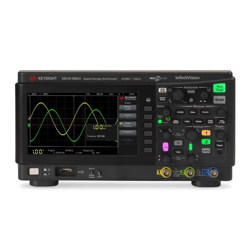 Keysight EDUX1052A Oscilloscope: 50 MHz, 2 Analog Channels lexso