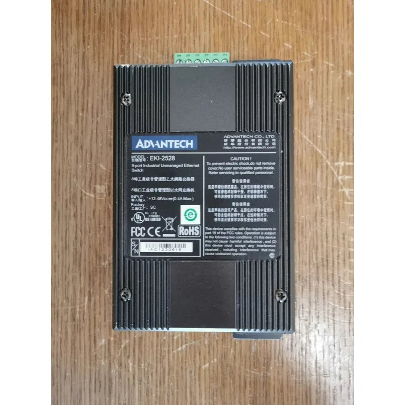 Advantech EKI-2528 10/100 Mbps 8 Port PoE Unmanaged Industrial Ethernet Network Switch lexso