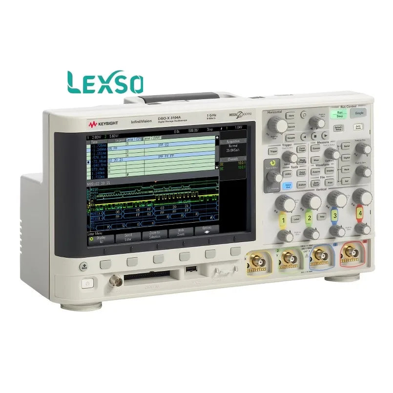 Keysight DSOX3104A Oscilloscope: 1 GHz, 4 Analog Channels lexso