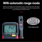 UNI-T UT385 Laser Power Meter Power Analyzer Data Logger Laser Sensor Precision Power Measurement Split Design Retractable lexso