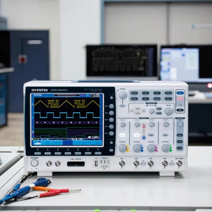 GW Instek GDS-2204A 4Channel Oscilloscope 200 MHz Bandwidth 2GSa/s Sample Rate Ideal for Electronics R&D  lexso