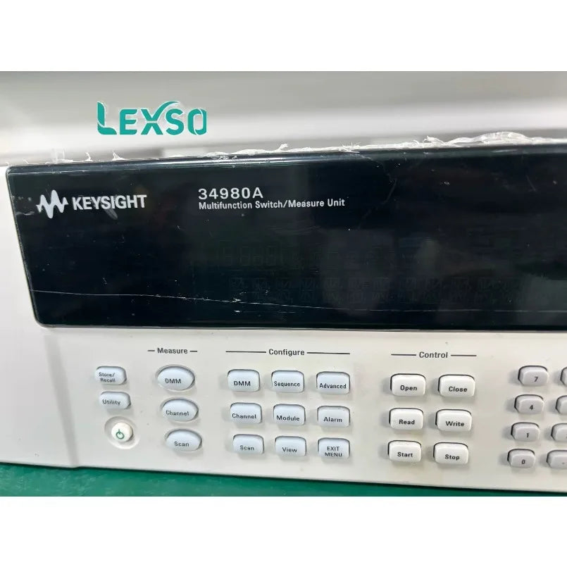 1 pcs keysight/HP/ Agilent 34980A Multifunction Switch/Measure Unit with DMM     lexso