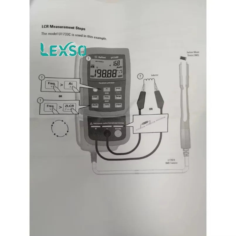 NEW KEYSIGHT Agilent U1733C Handheld LCR Meter   lexso