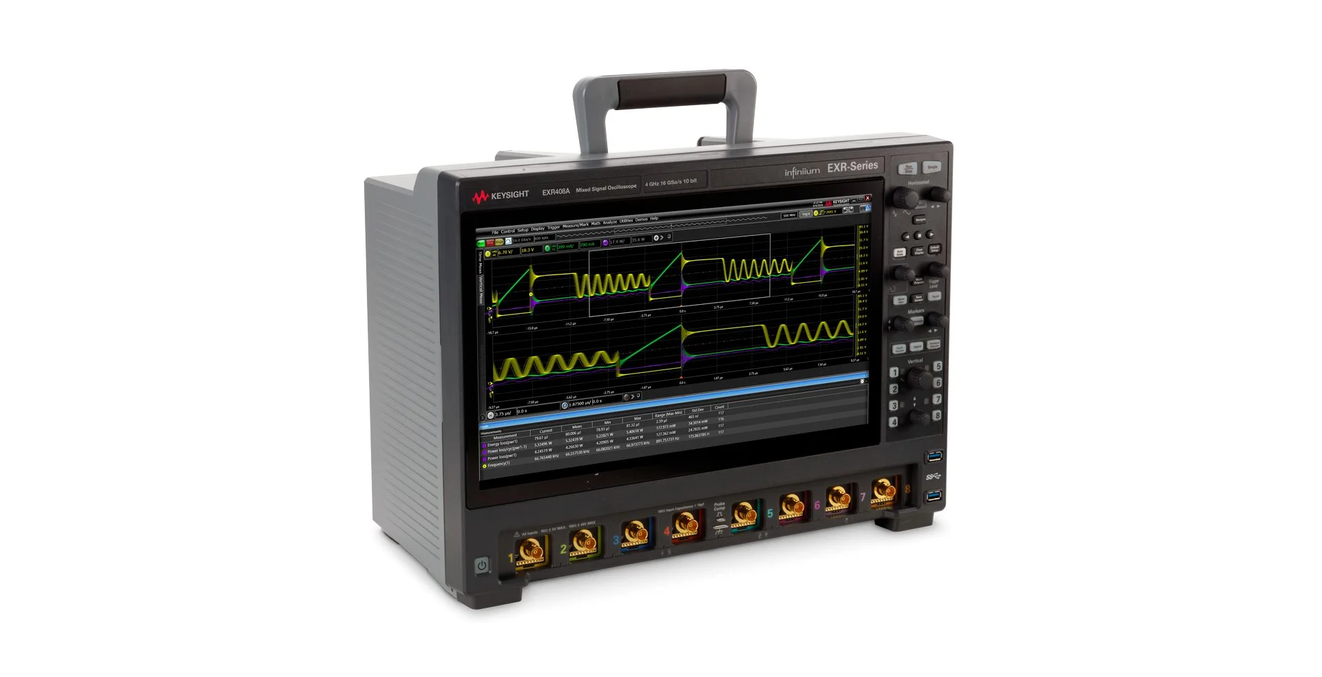 TTLTES Keysight Infiniium EXR408A EXR-Series Oscilloscope 4 GHz 8 Channels 16 GSa/s Sample Rate
