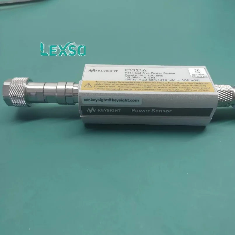Keysight E9321A Peak and Average Power Sensor, 50 MHz - 6 GHz, 300kHz Bandwidth   lexso