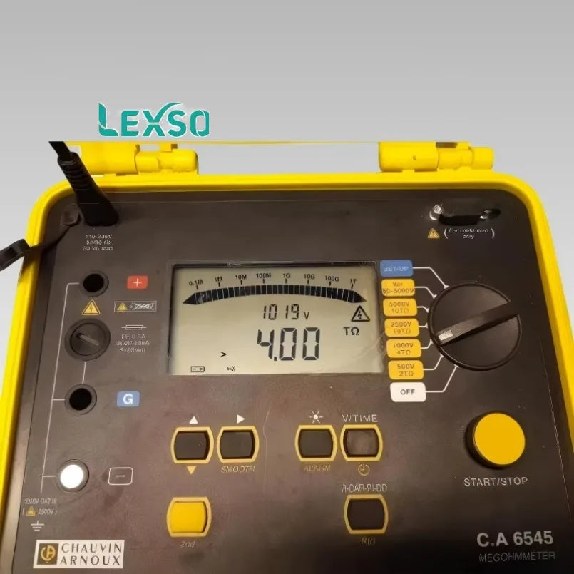 Chauvin Arnoux CA6545 Insulation Resistance Tester 40 V Min 5100 V Max 10000 G  Aurix   lexso