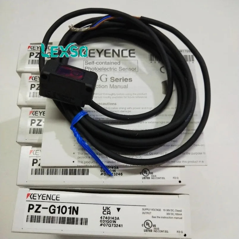 Original KEYENCE PZ-G101N PZ-G102N Built-in Amplifier Photoelectric Sensors   lexso