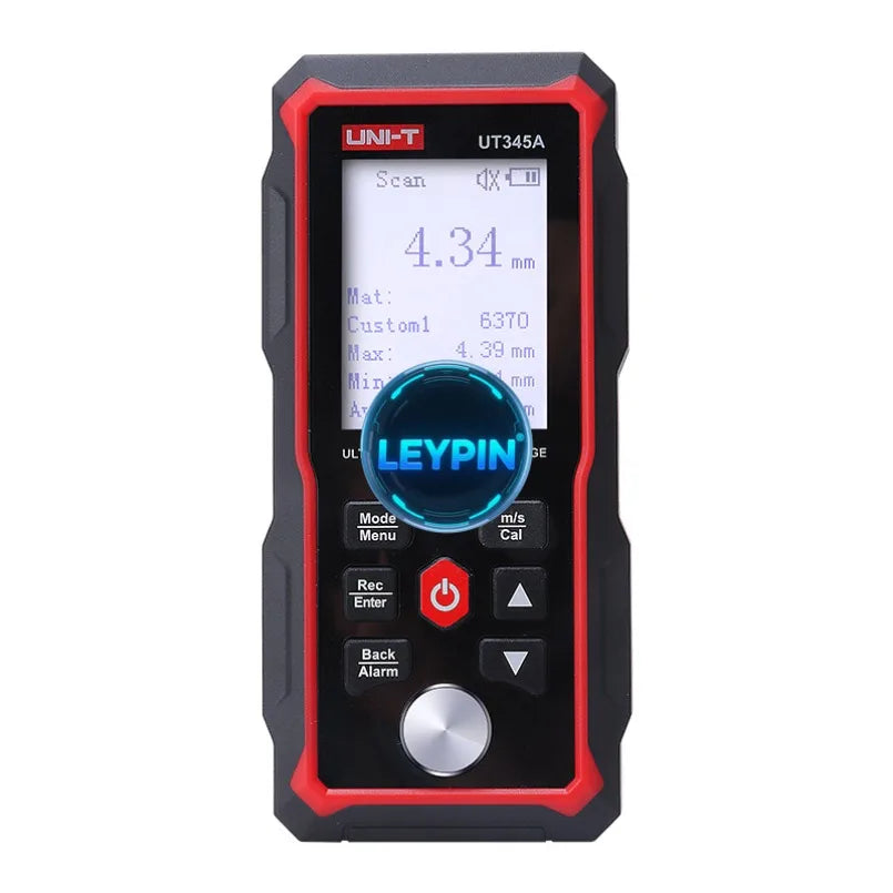 UNI-T UT345A Ultrasonic Thickness Gauge Lithium Battery Auto Calibration  300 Groups of Data Storage Car     lexso