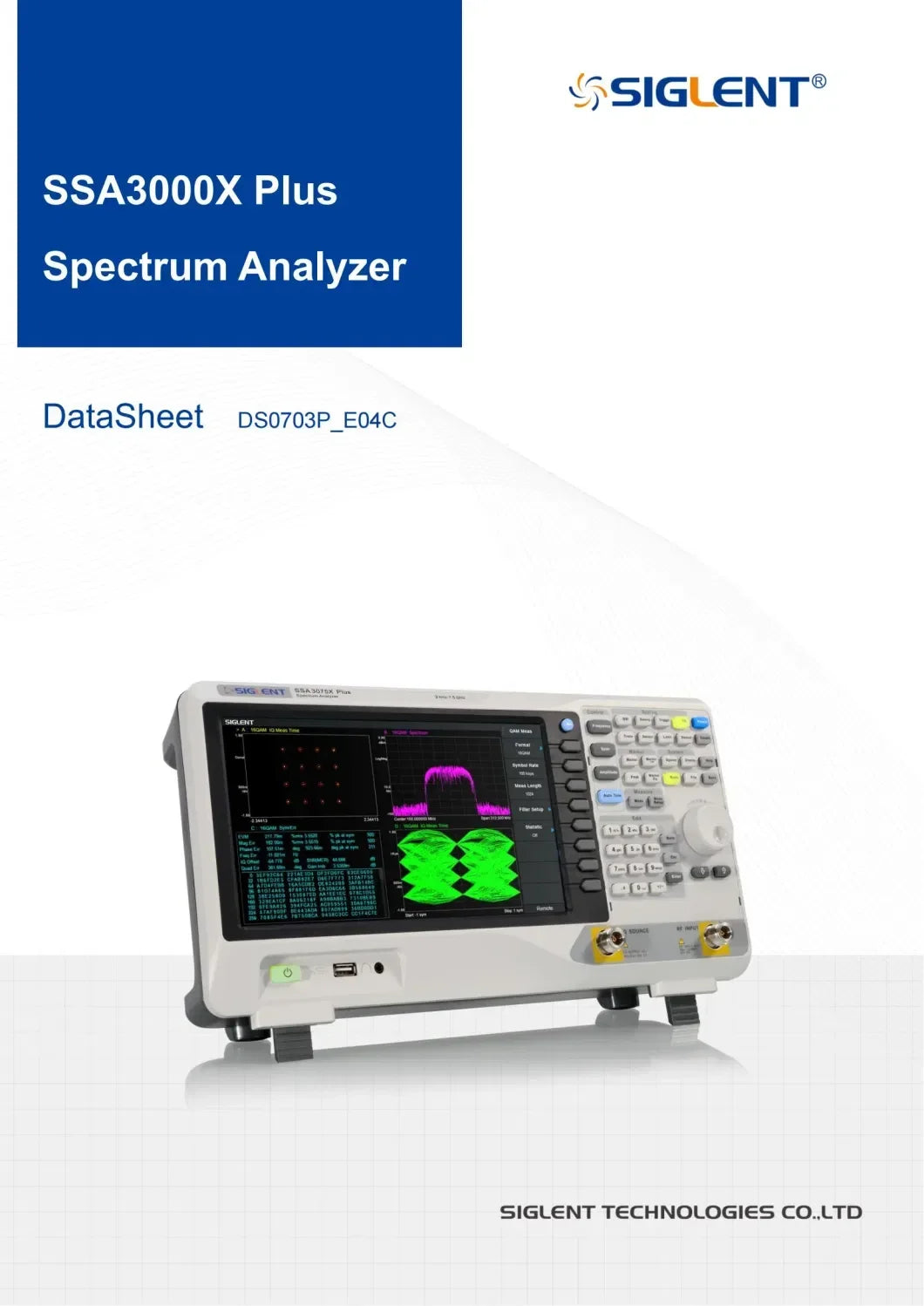 Siglent SSA3021X Plus Spectrum Analyzers EMI Pre Compatibility Testing Vector Network Analysis    ytdi