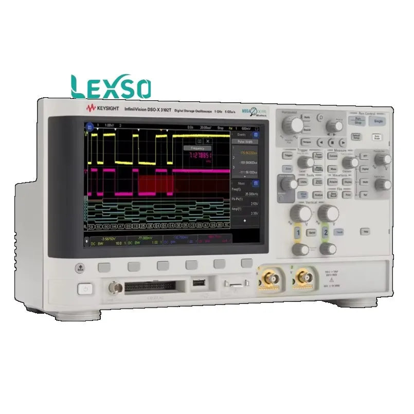 Keysight Agilent DSOX3102T Oscilloscope 1 GHz 2 Analog Channels 3-Month Warranty OEM Support lexso