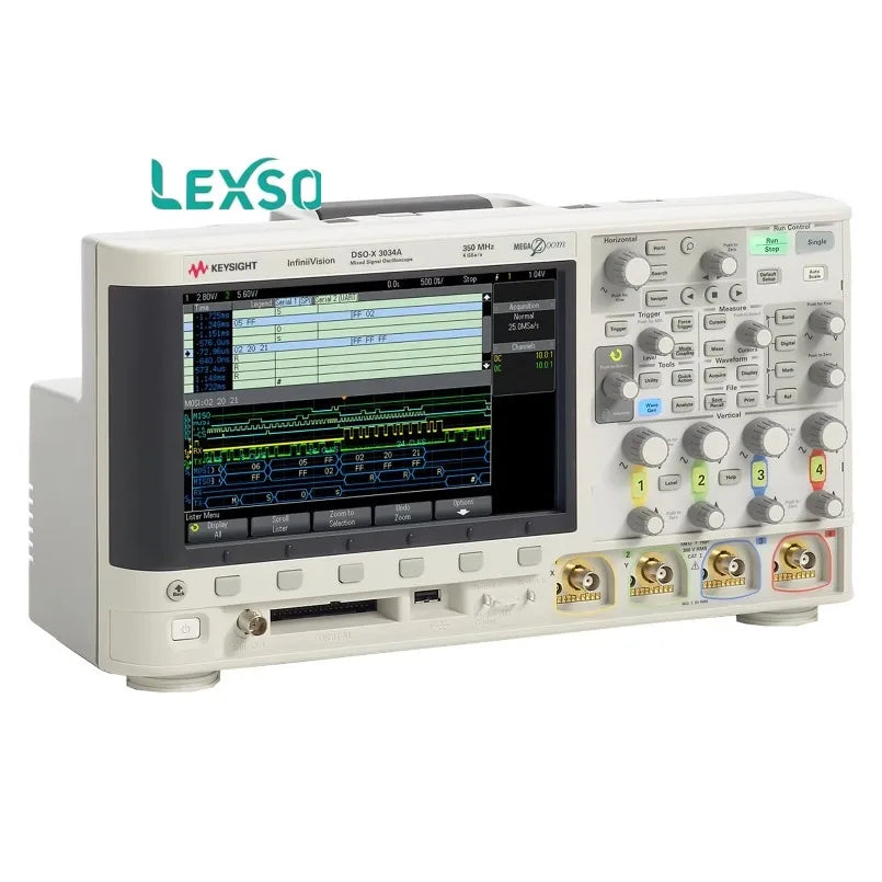 Keysight DSOX3034T Oscilloscope: 350 MHz, 4 Analog Channels lexso
