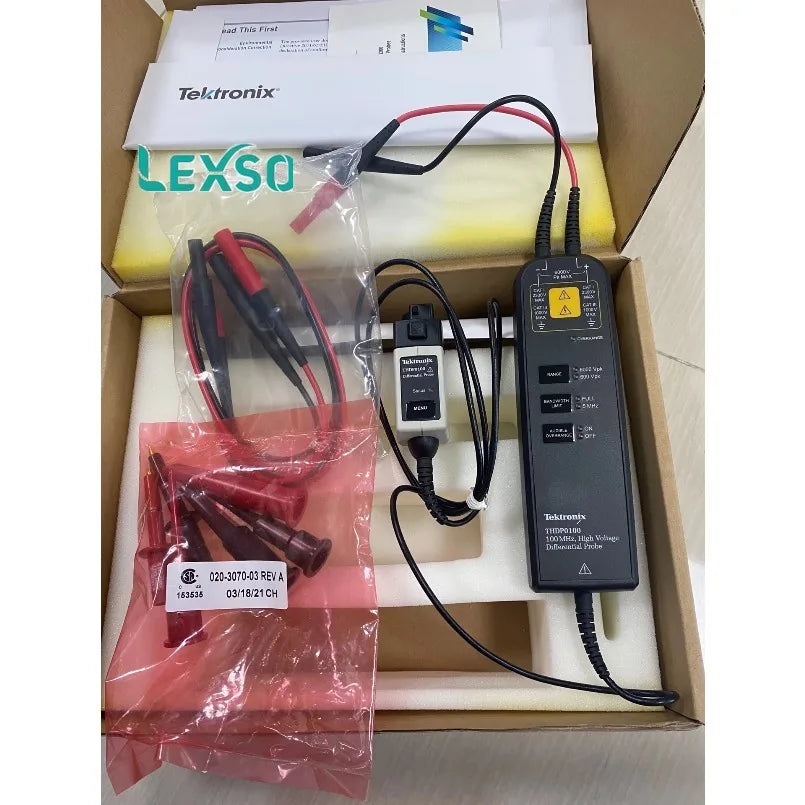 Tektronix THDP0100 100 MHz, 100X/1000X High Voltage Differential Probe lexso    ytdi