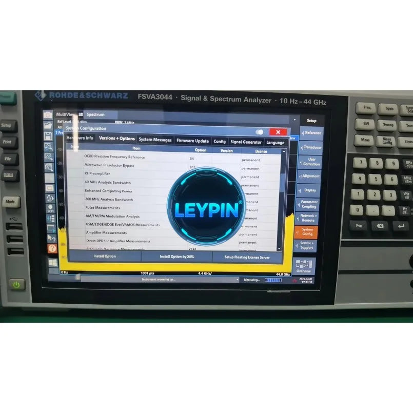 Rohde & Schwarz FSVA3044 10Hz-44GHz Spectrum Analyzer Signal Analyzer