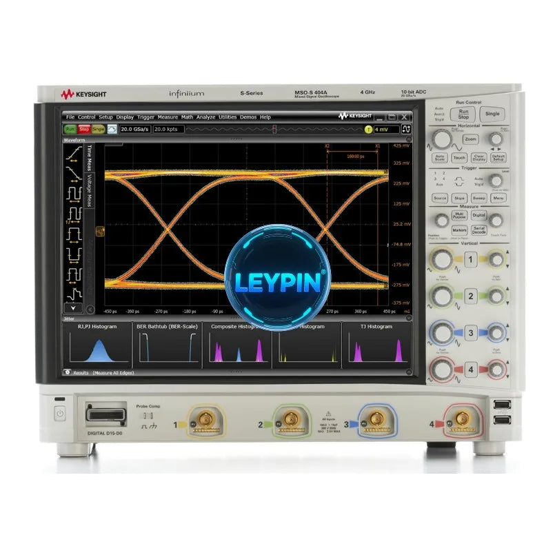 Keysight MSOS404A HD Oscilloscope: 4 GHz, 4 Analog Channels Plus 16 Digital Channels Maximum Memory Depth 8 Million  lexso