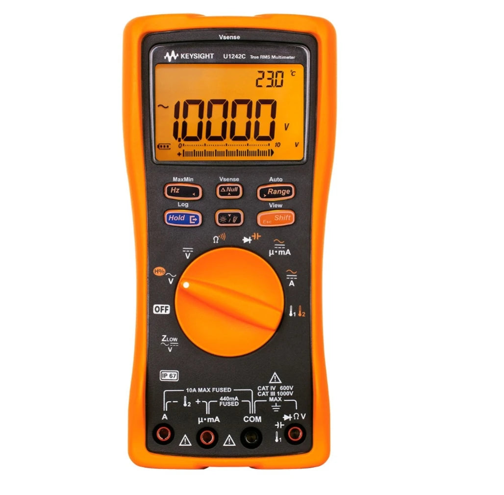 Keysight /Agilent U1242C Handheld Digital Multimeter, 4 Digit, IP67    ytdi
