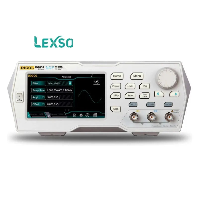 Rigol DG822 Arbitrary Waveform Generator 25MHz 2 Channel 125Msa/s Sampling Rate lexso