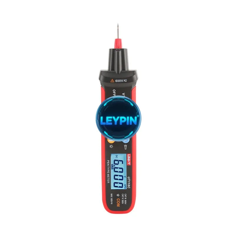 UNI-T UT118C Pen-Type Meter AC/DC 600V True RMS Two-Color Mold for Test Instrument     lexso