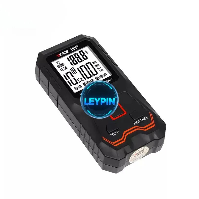 Victory Surface Resistance Tester Anti-Static Low Resistance for Instrument IP67 Rated ABS Material VC385+ lexso