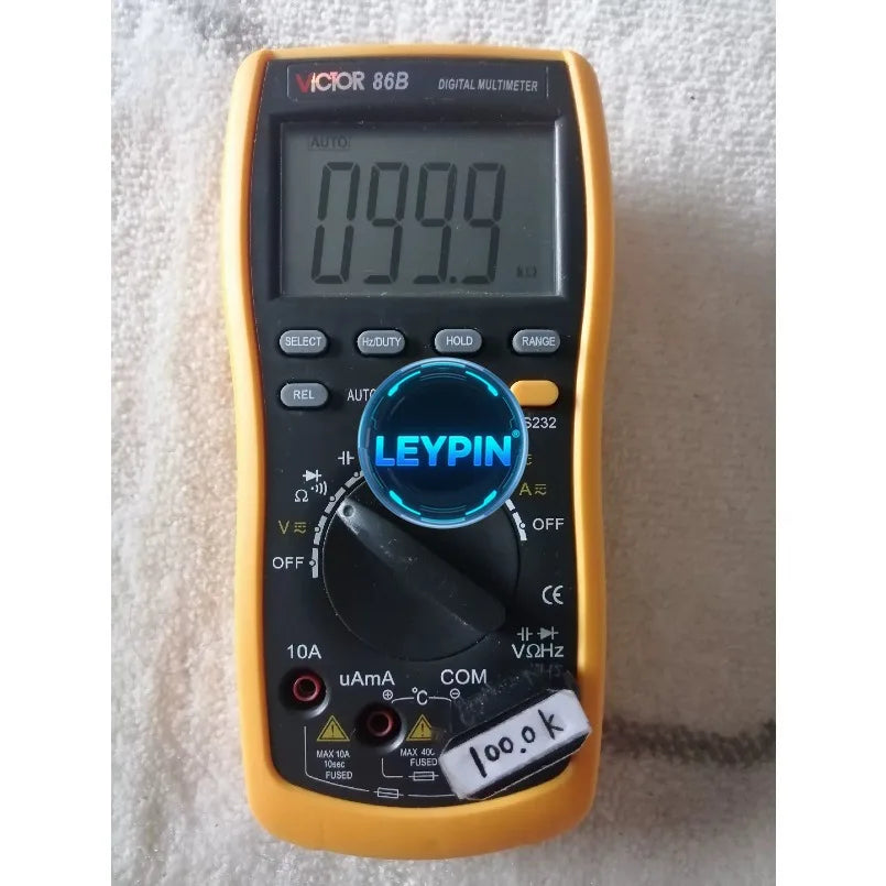 VICTOR 86B 3999 3 3/4 30MHz Auto Ranging Digital Multimeter With USB Interface 30MHz Frequency RS232 for ACV DCV ACA DCA    ytdi
