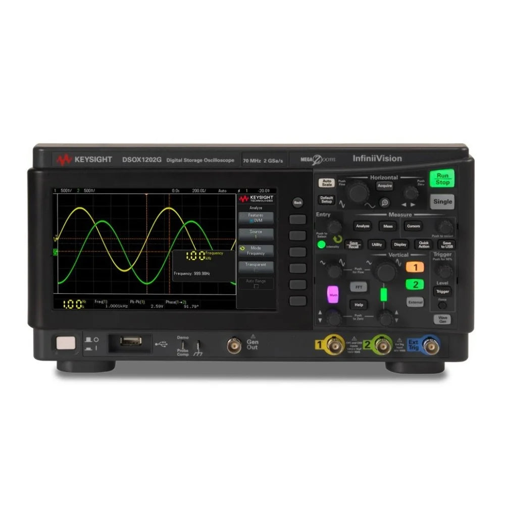 osciloscopio Keysight Technologies DSOX1202G/DSOX1202A-200 InfiniiVision 1000 X Series 200MHz Bench Oscilloscope with 2 Analogue Channels   ytdi