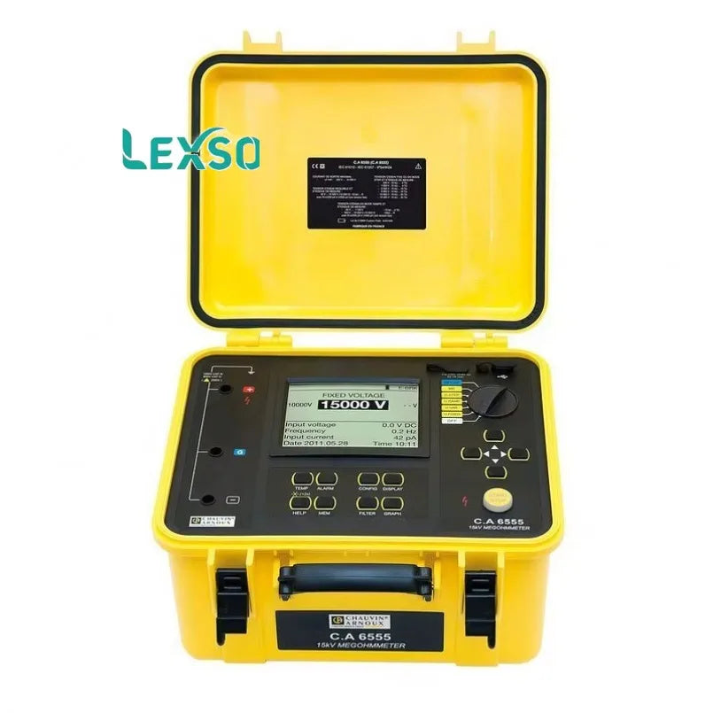 Chauvin Arnoux Ca6555 Insulation Resistance Tester   lexso