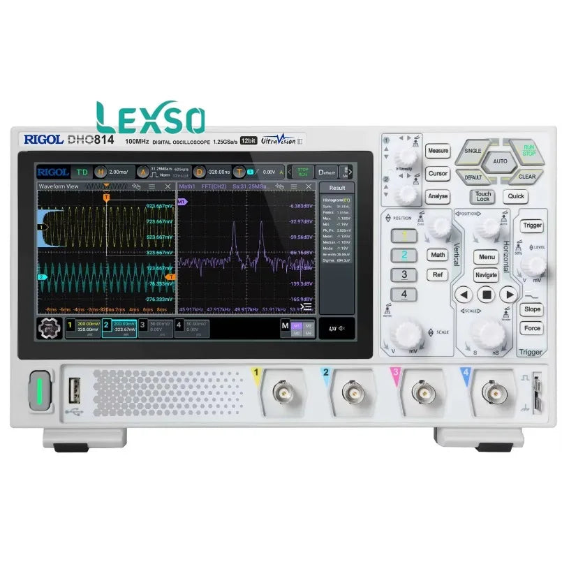 RIGOL DHO812 Innovative Multi-Channel High-Speed Digital Oscilloscope for Comprehensive Signal Capture and Analysis lexso