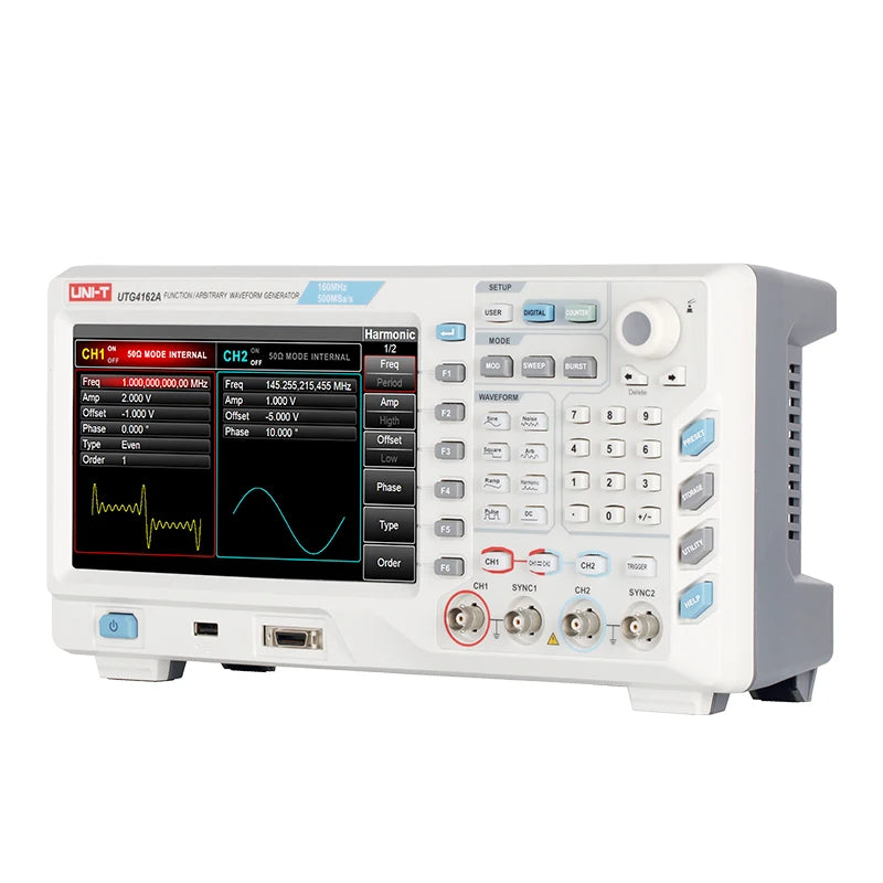 UNI-T UTG4162A Function / Arbitrary Waveform Generator 50MHz Pulse Waveform Time Adjustable Function Generator Price