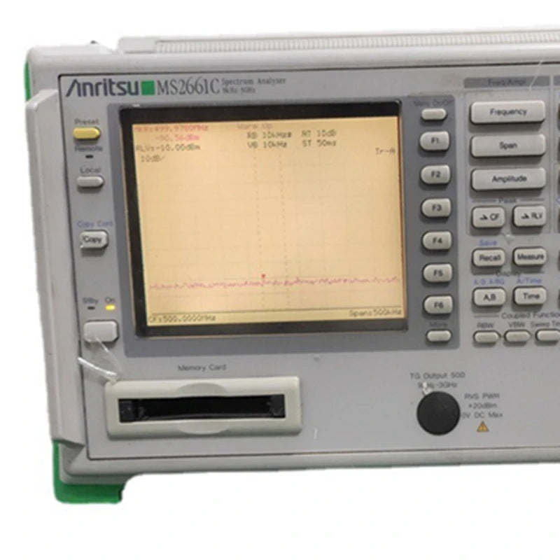 Used Anritsu MS2661A 9kHz-3GHz Network and Spectrum Analyzer 3G