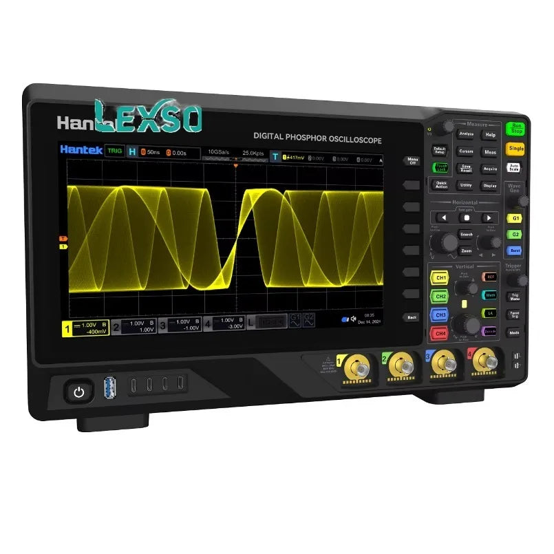 Hantek HRDO4204E	Digital Oscilloscope Bandwidth 2GHz Oscilloscope  lexso