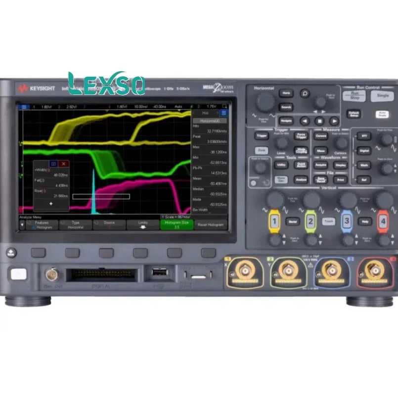Keysight InfiniiVision 3000G X MSOX3014G Mixed Signal Oscilloscope, 100 MHz, 4 Analog Plus 16 Digital Channels    lexso