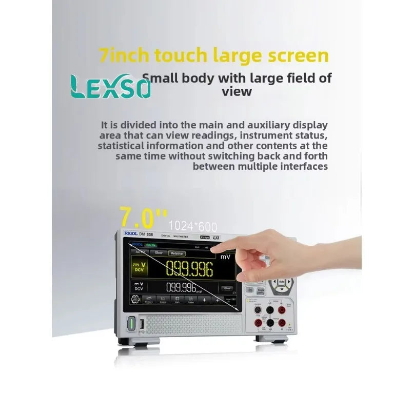 Rigol DM858/DM858E Digital Multimeter with 5.5 Decimal Places for Laboratory Use OEM Customization Supported  lexso