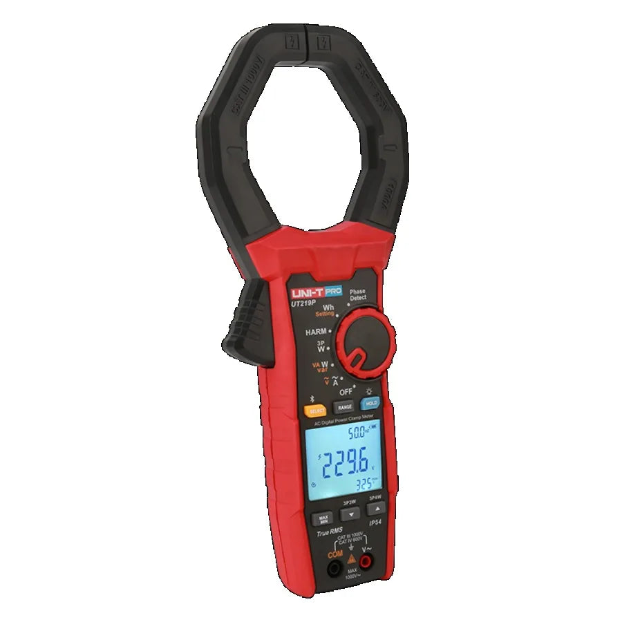 UNI-T UT219P AC Digital Power Clamp Meter AC 1000V 1000A  Single Three-phase Reactive Power Factor Meter Pliers Multimeter    ytdi