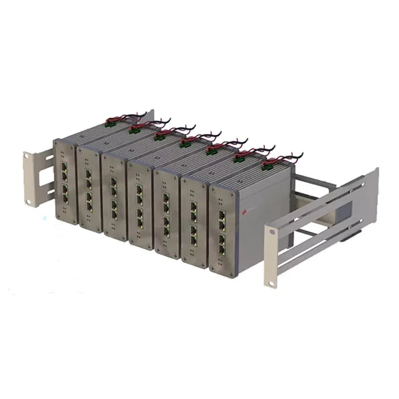 Keysight Tough Tap Rackmount Industrial 19 5RU Rackmount with DIN Rail RK-TPAT-8TAP-T  Origin   ytdi